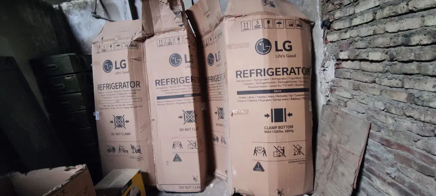 یخچال کارتن ماشین لباسشویی و ظرفشویی ال جی LG|یخچال و فریزر|تهران, یافت آباد جنوبی|دیوار