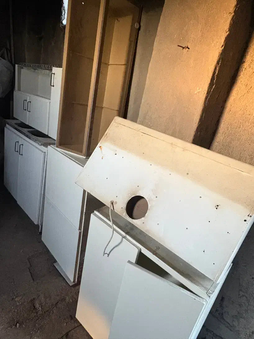 کابینت فلزی ، اجاق گاز ، بوفه ، هود ، سینگ|آب‌چکان و نظم‌دهنده ظروف|قزوین, |دیوار