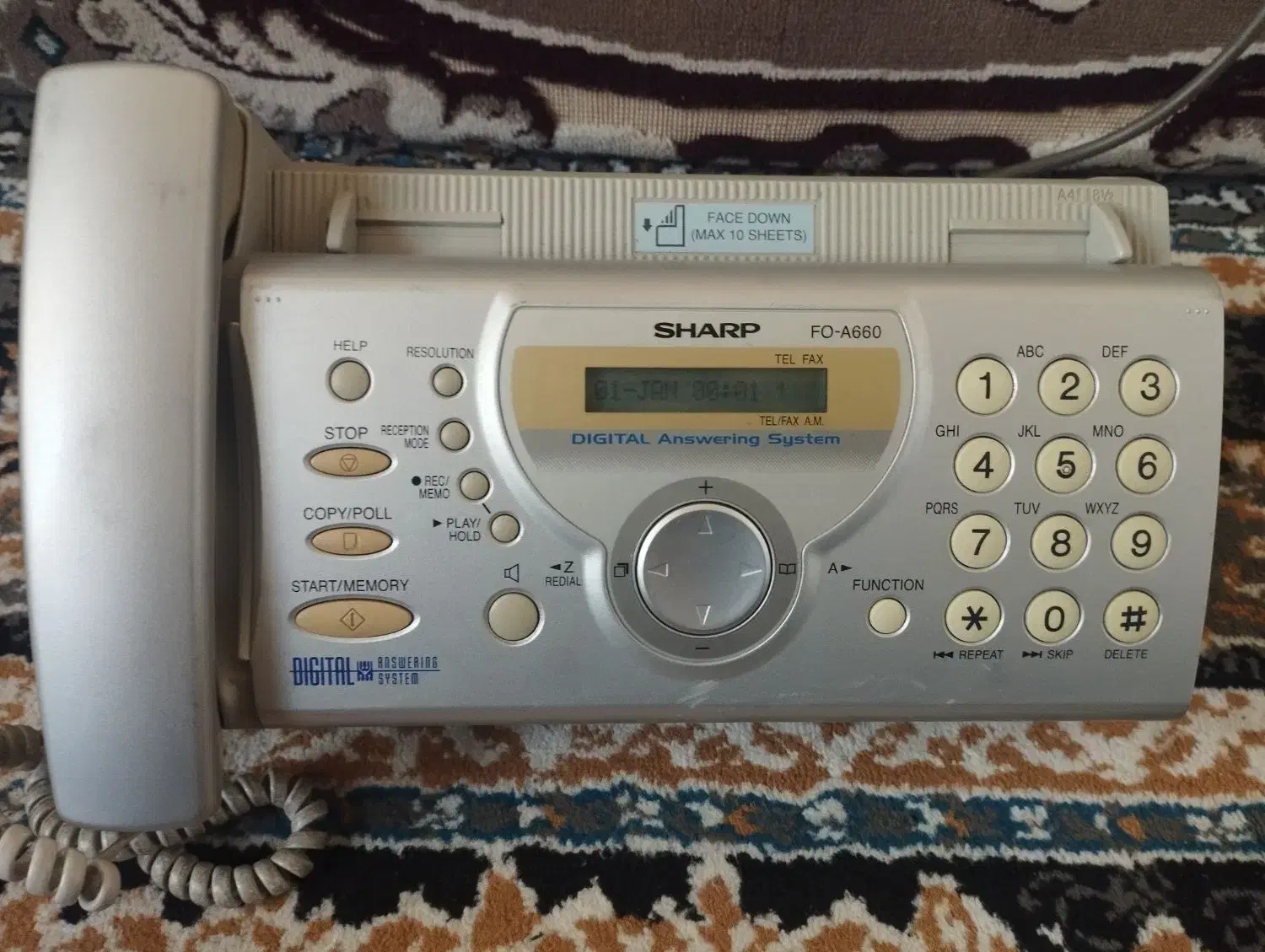 فکس شارپ مدل fo-a660|پرینتر، اسکنر، کپی، فکس|مشهد, طلاب|دیوار