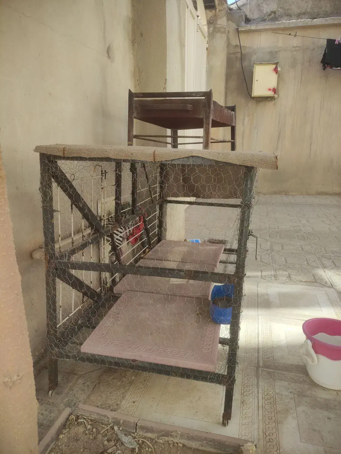 قفسه مرغ وپرنده نو و.رنگ شده|لوازم جانبی حیوانات|ایلام, |دیوار