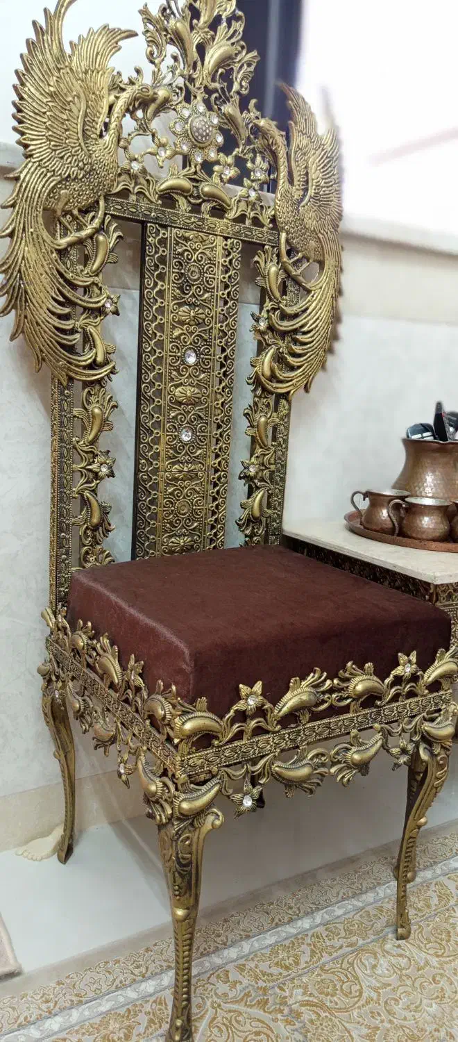 ناهار خوری برنز مبل و جلو مبلی|مبلمان خانگی و میز عسلی|قم, شهدا|دیوار