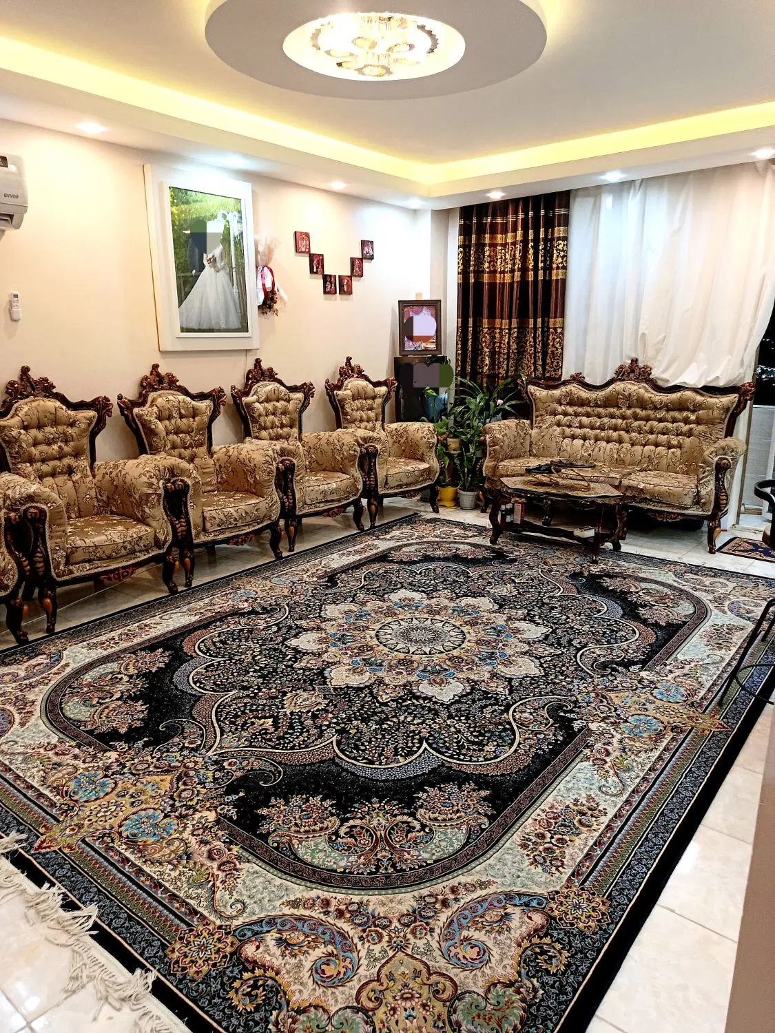 فرش|فرش|بندر دیر, |دیوار