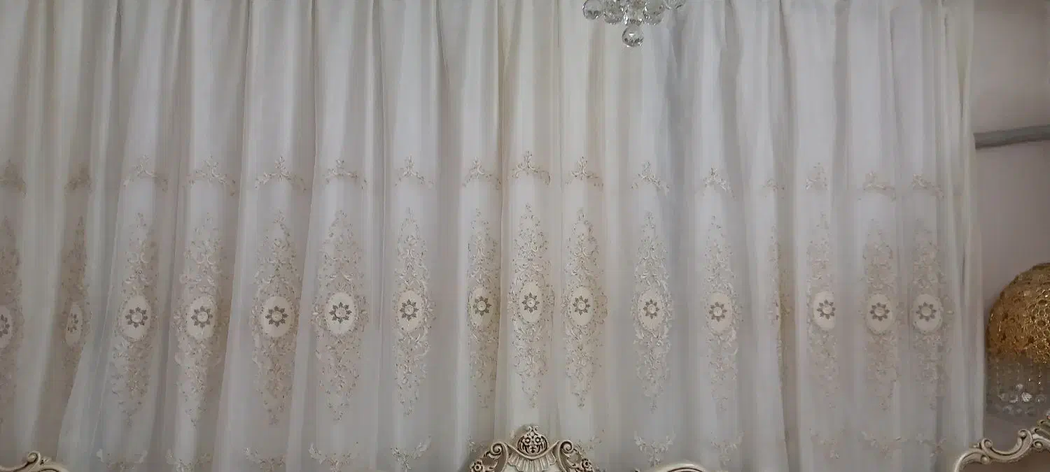 پرده توری کار شده|پرده، رانر، رومیزی|ملایر, |دیوار