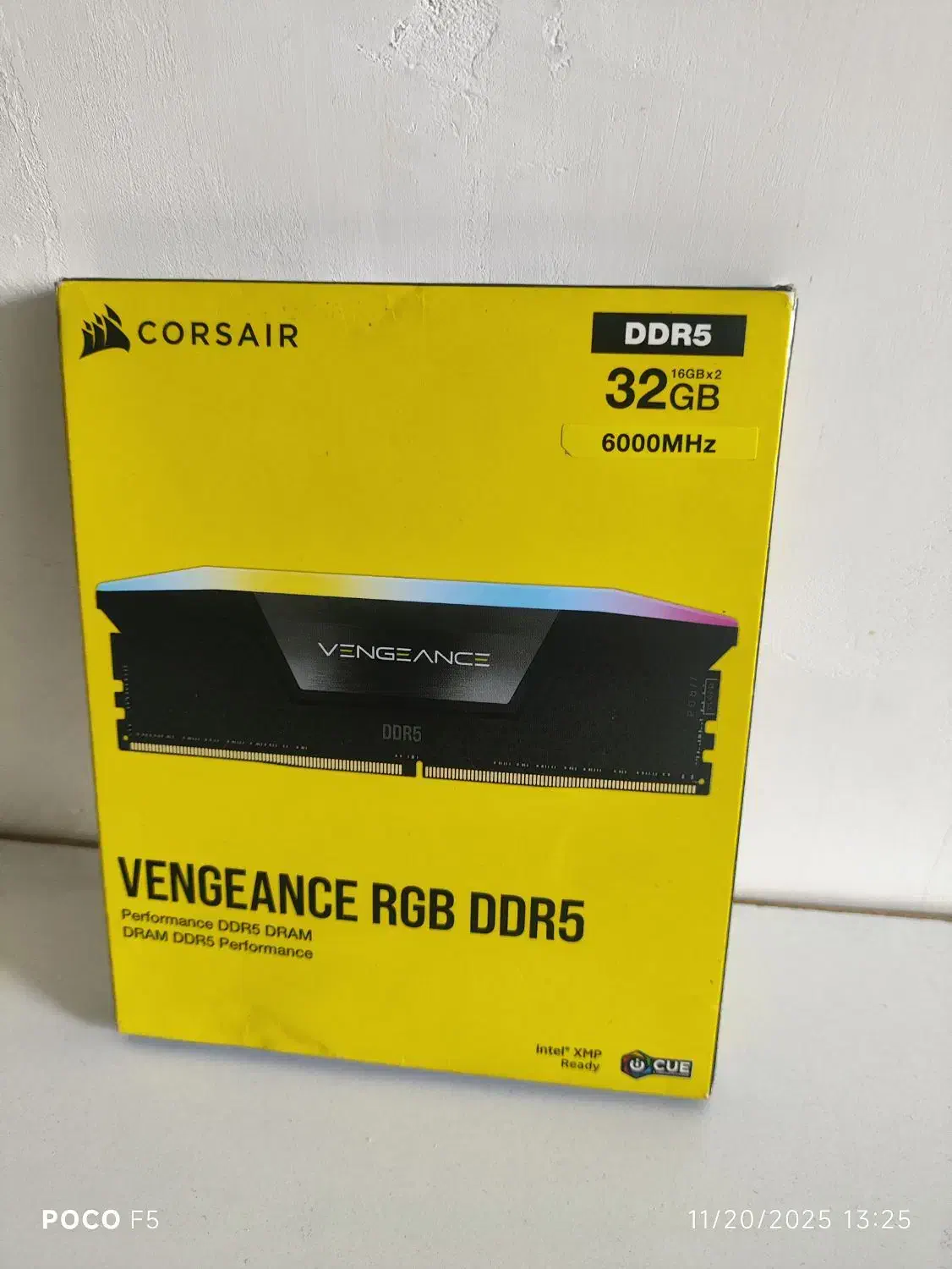 رم 32 گیگ ddr5 کورسیر ونجنس باس 6 هزار RGB|قطعات و لوازم جانبی رایانه|مشهد, شهید معقول|دیوار