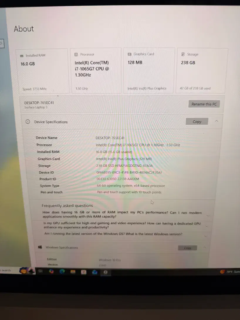 Surface Laptop 3 15/3inch|رایانه همراه|تهران, اقدسیه|دیوار