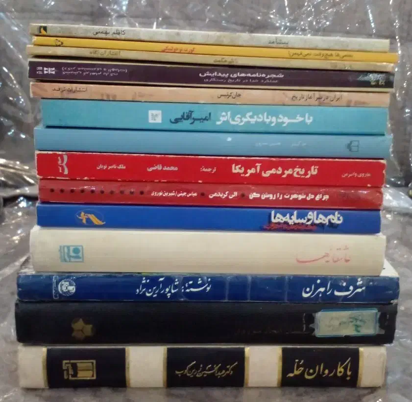 تعداد زیادی کتاب|کتاب و مجله ادبی|ری, علایین|دیوار