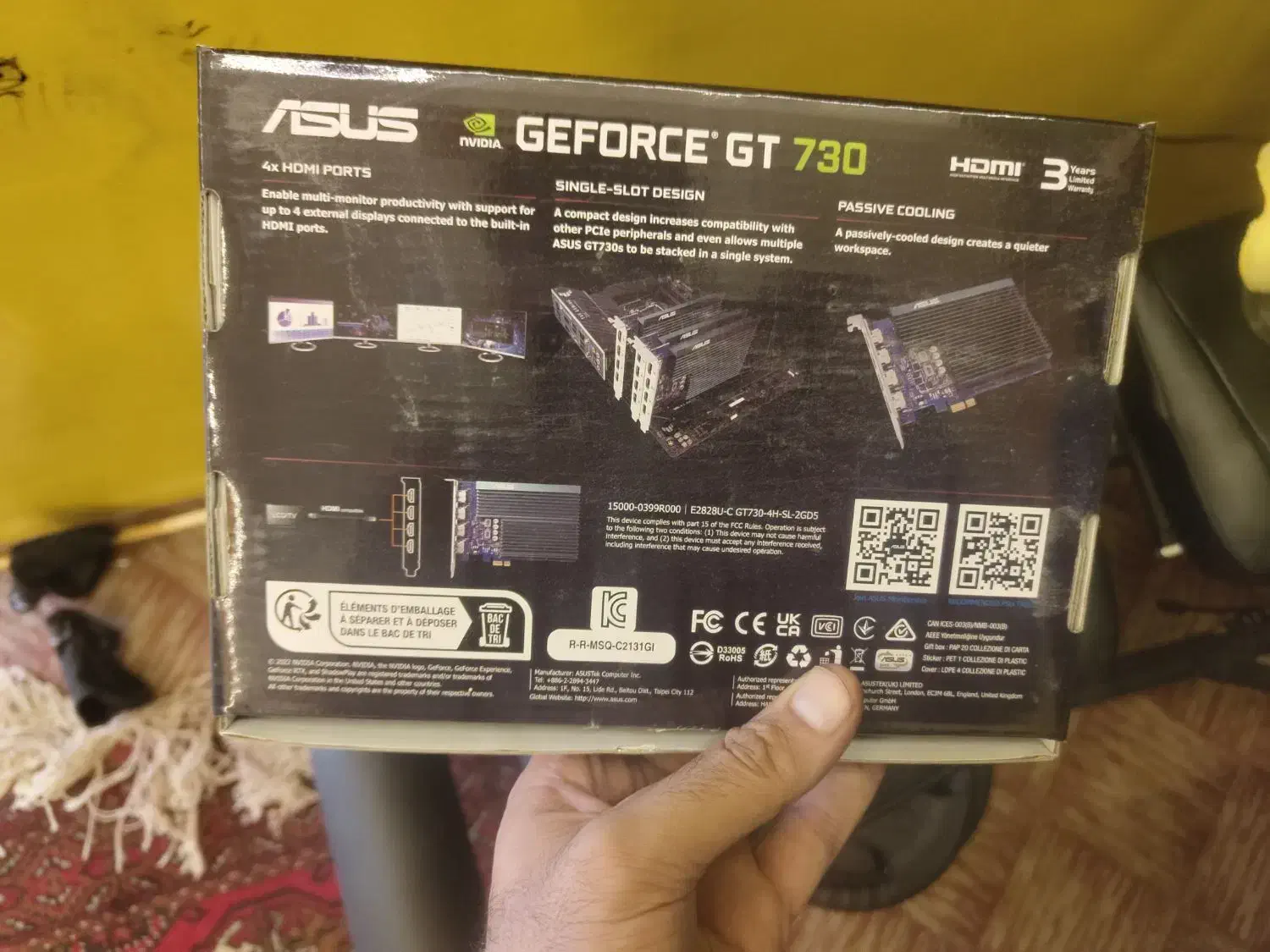 کارت گرافیک ایسوس gt730|قطعات و لوازم جانبی رایانه|تهران, شهرک ولیعصر جنوبی|دیوار