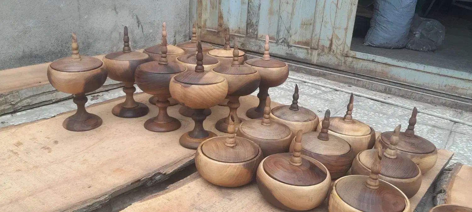 ظروف چوبی و..خراطی وcnc|ظروف سرو و پذیرایی|قرچک, قشلاق جیتو|دیوار