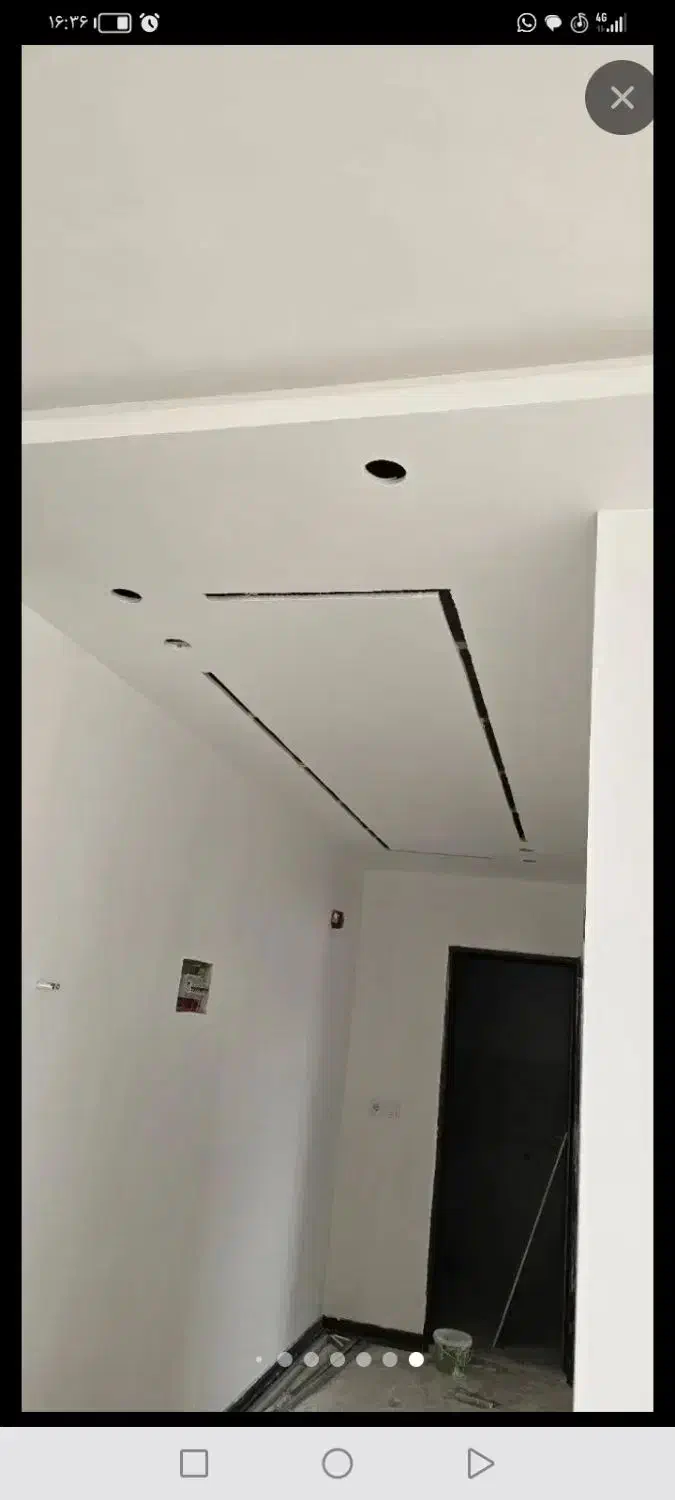 گچکاری سفید کناف و پی وی سی|خدمات پیشه و مهارت|سامان, |دیوار