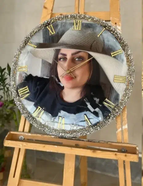 ساعت دیواری با عکس دلخواه شما|ساعت دیواری و تزئینی|فارسان, |دیوار