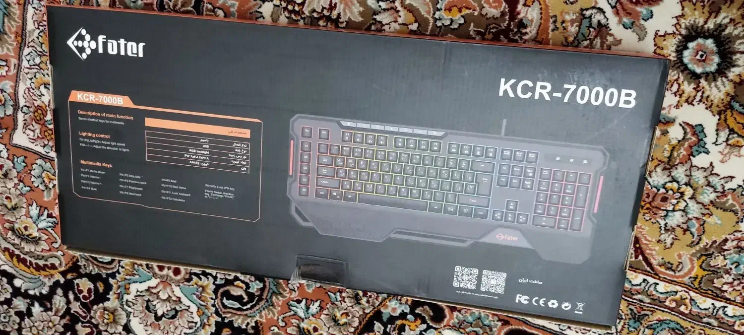 کیبورد گیمینگ فول سایز  RGB دار|قطعات و لوازم جانبی رایانه|فردیس, قریشی|دیوار