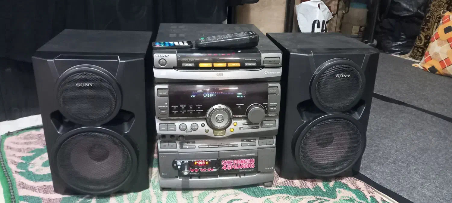 اولین عکس،سونی۴خروجی جی آر۸،فلش خور|سیستم صوتی خانگی|مراغه, |دیوار