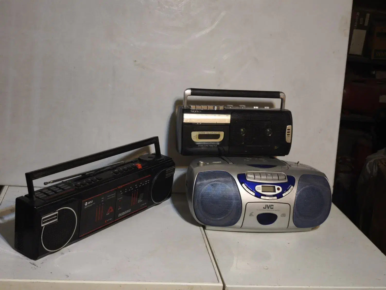 رادیو ضبط3تا  Sony  وJVCوDLxI|کلکسیون اشیاء عتیقه|تهران, شهرک شریفی|دیوار