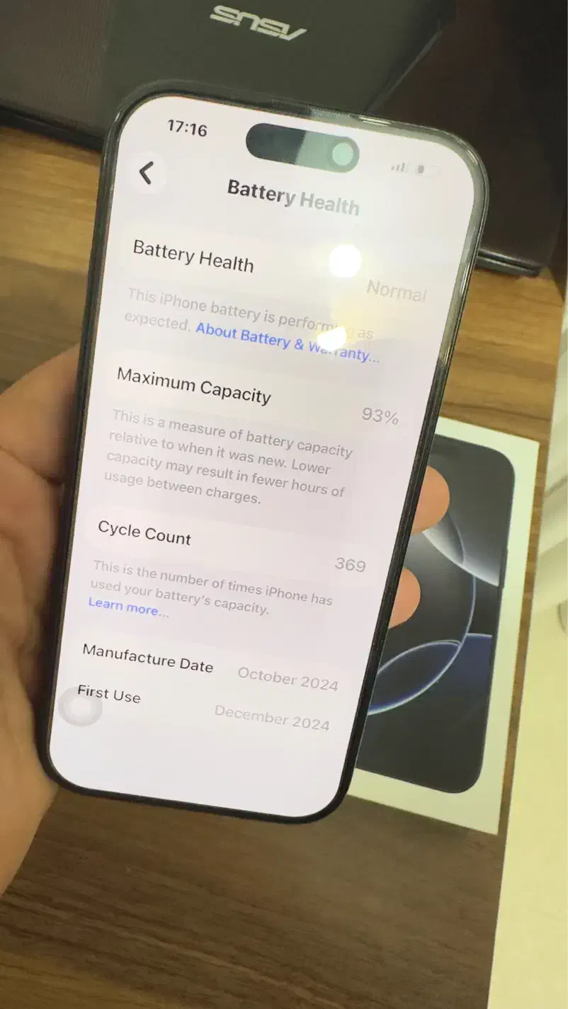 ۱۶پرو/۲۵۶/ZAA/ریجستر شده|موبایل|بندرعباس, |دیوار