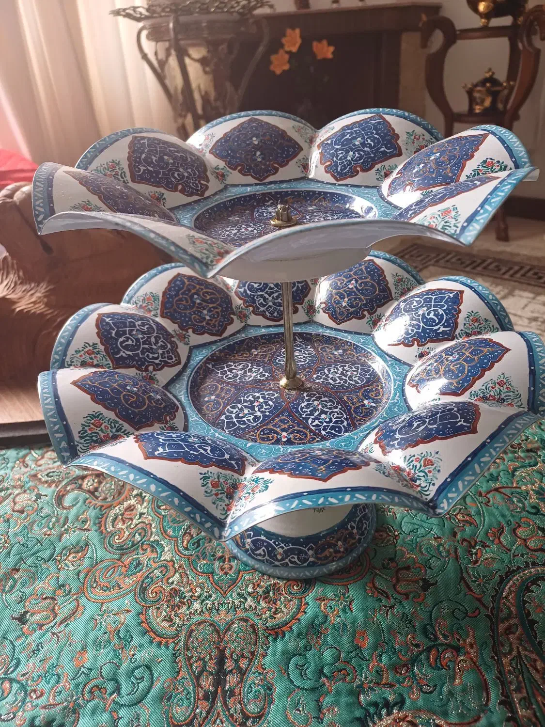 ظرف میناکاری اصفهان|ظروف سرو و پذیرایی|آمل, |دیوار