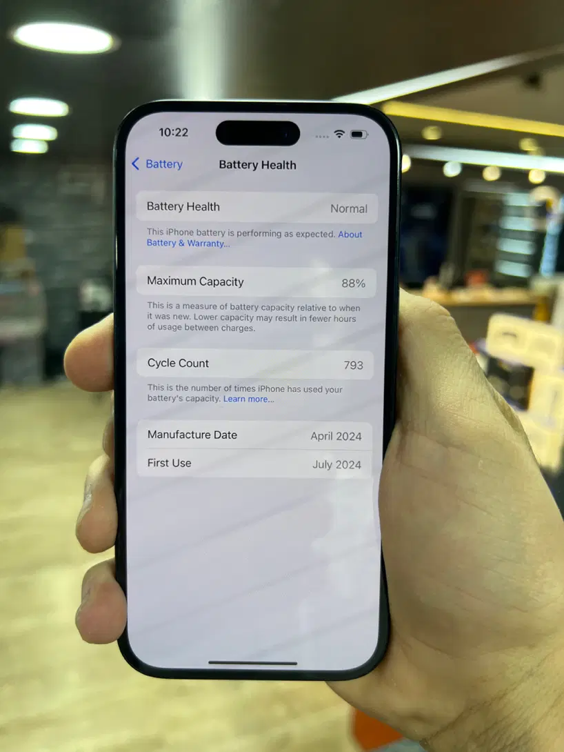 iphone 15 128 CH/A battery 88% آیفون ۱۵ با ریجستر|موبایل|تهران, فردوسی|دیوار