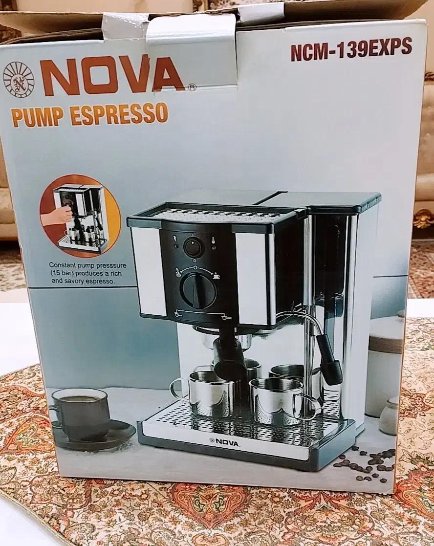 اسپرسوساز نوا|سماور، چای‌ساز، قهوه‌ساز|فسا, |دیوار