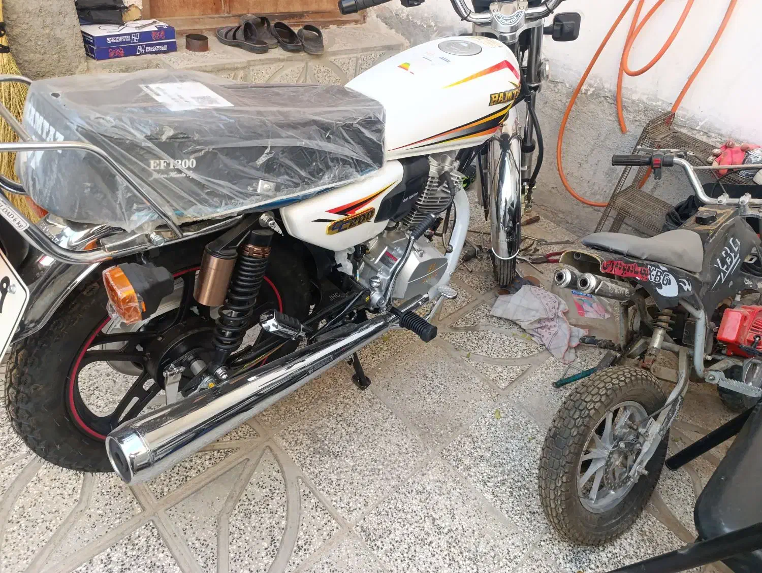 موتور هندا ممتاز صفر خشک|موتورسیکلت|جغتای, |دیوار