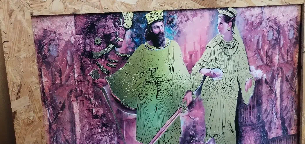 قاب|تابلو، نقاشی، عکس|اصفهان, ناصرخسرو|دیوار