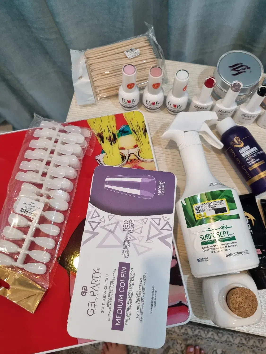 پک کامل وسایل کاشت ناخن با بهترین کیفیت و مدل|آرایشی، بهداشتی، درمانی|تنکابن, |دیوار