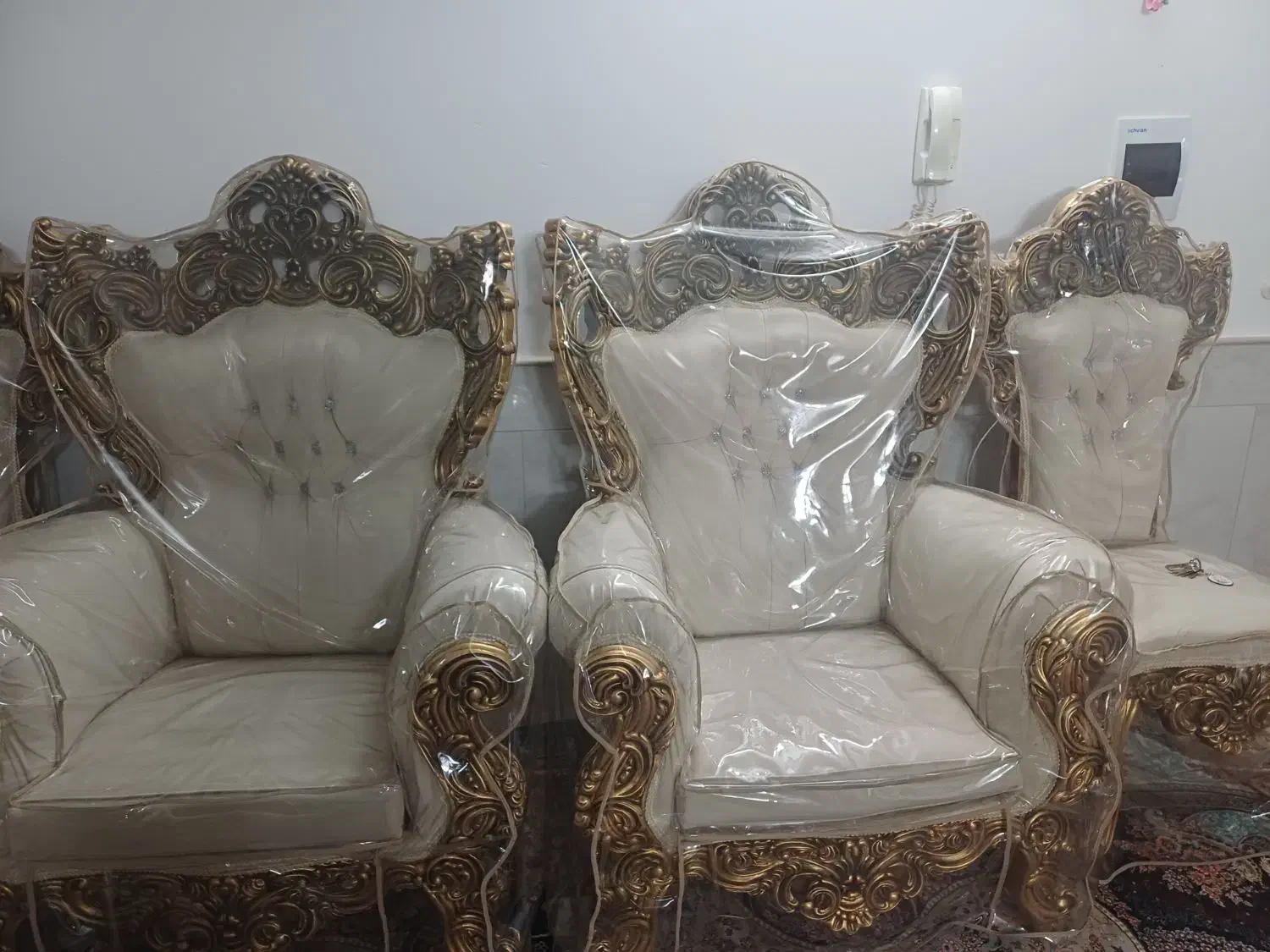 مبل سلطنتی9نفره|مبلمان خانگی و میز عسلی|کاشان, یحیی آباد|دیوار