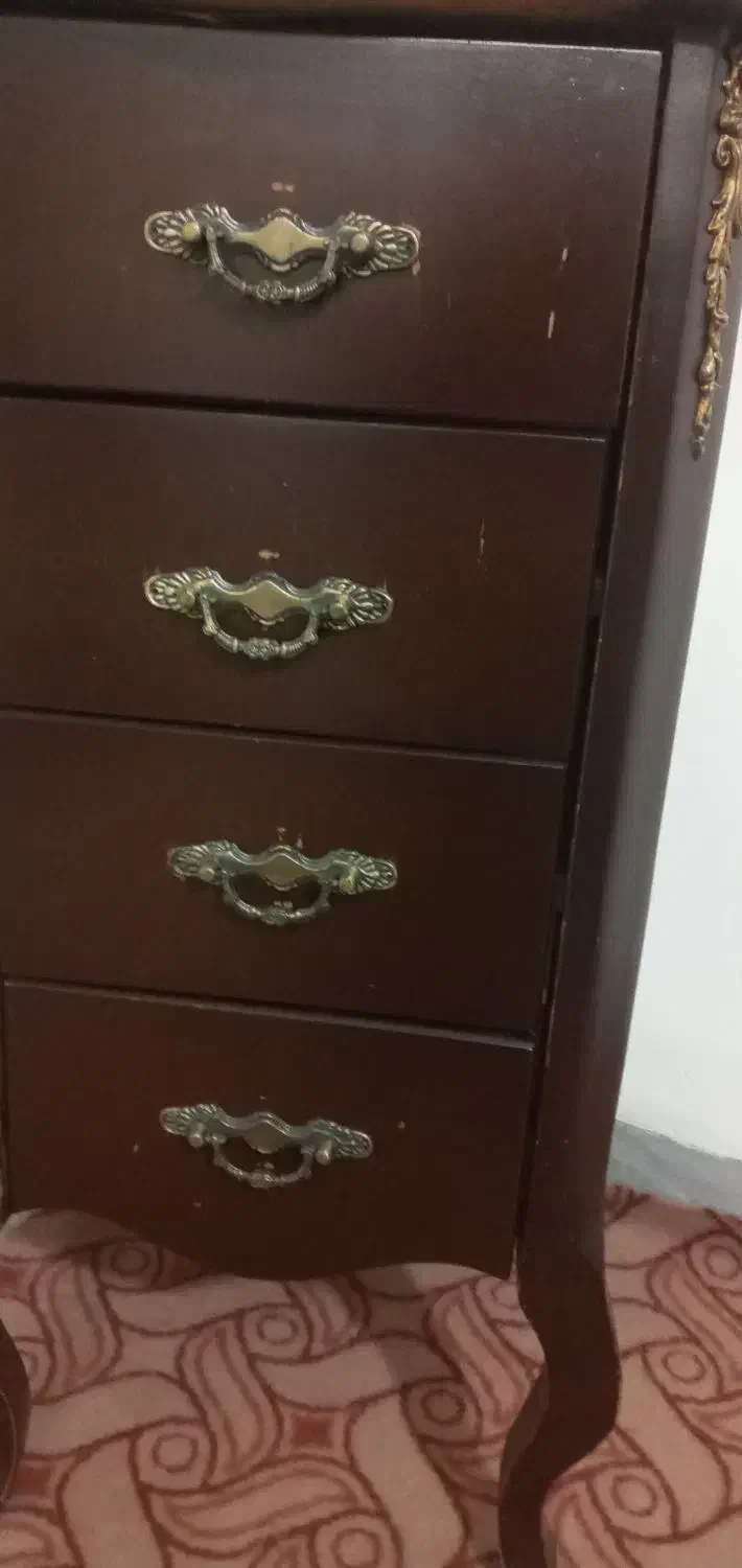 میز تلفن به رنگ قهوهای|میز تلفن|اردبیل, |دیوار