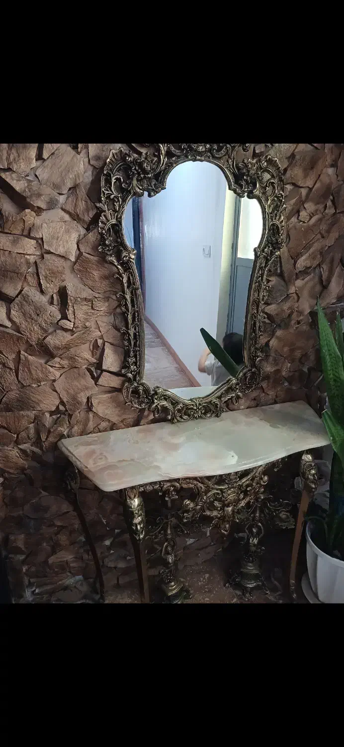 آینه شمعدان کنسول|بوفه، ویترین، کنسول|بسطام, |دیوار