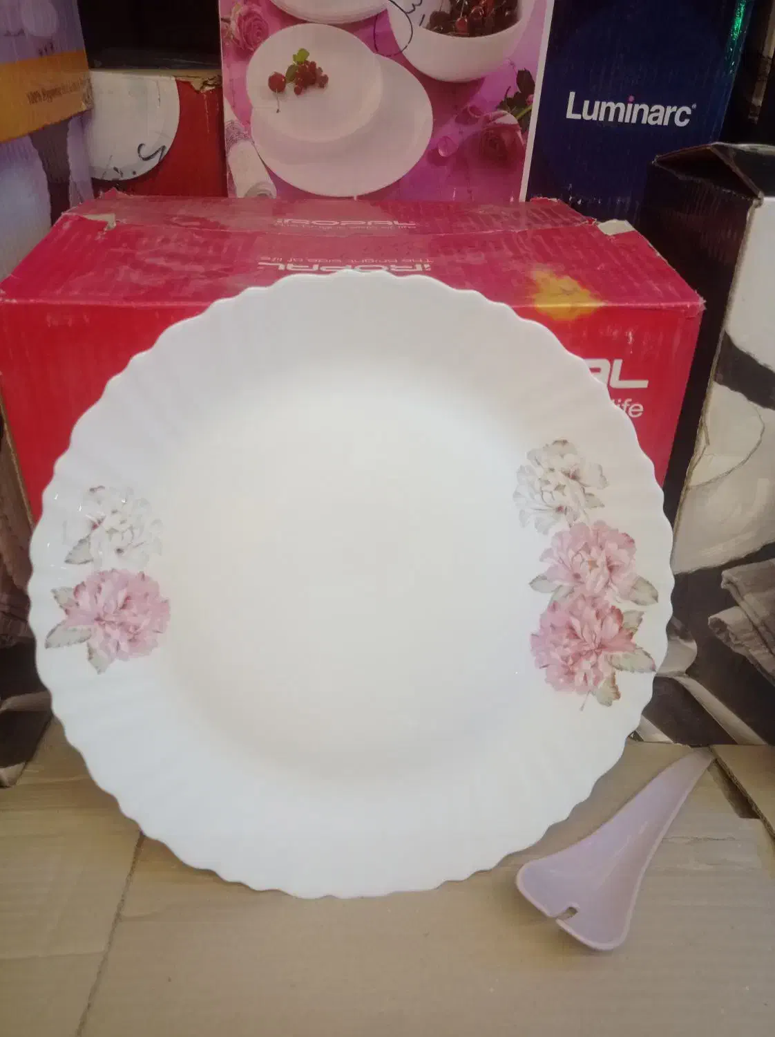 سرویس غذاخوری آرکوپال ۲۵پارچه درجه یک|ظروف سرو و پذیرایی|کوار, |دیوار