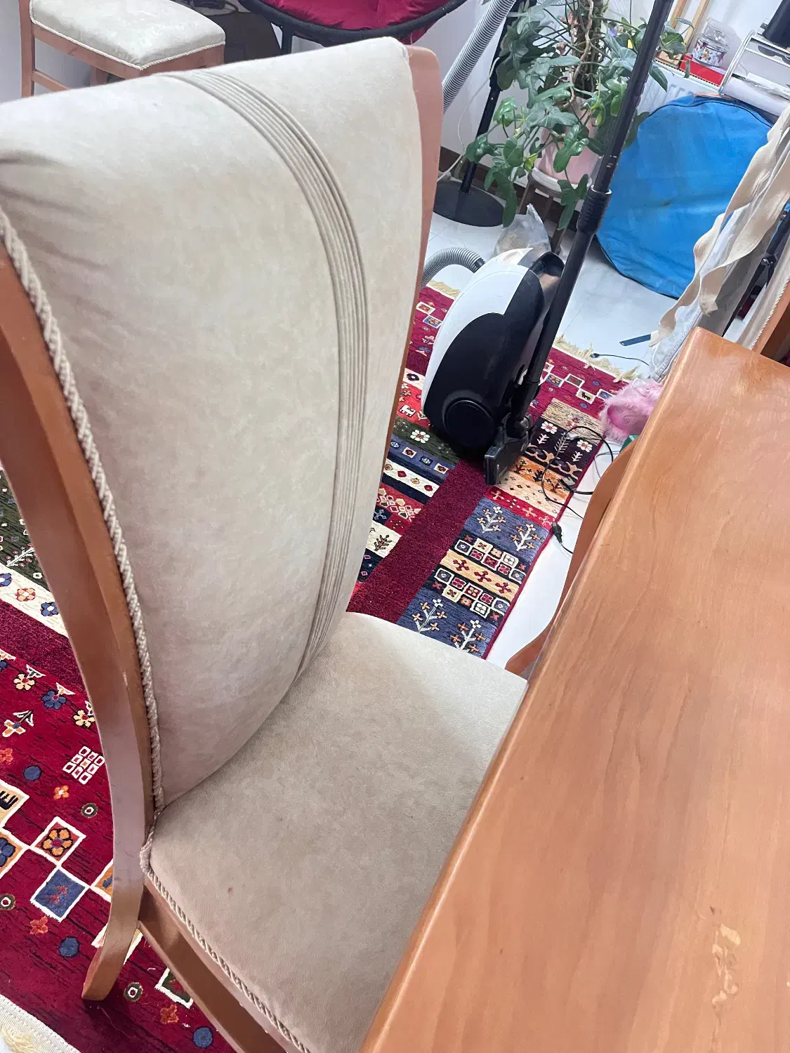 میز ناهار خوری چهار نفره|میز و صندلی غذاخوری|مبارکه, |دیوار