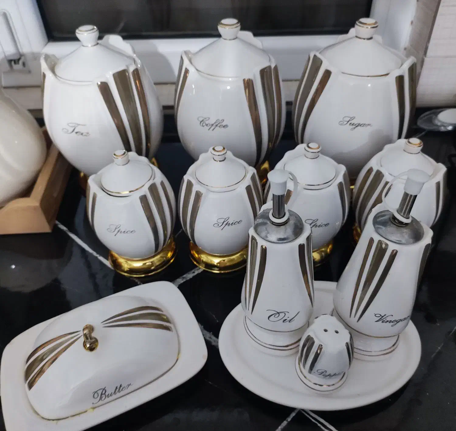 سرویس پا سماوری|ظروف سرو و پذیرایی|طرقبه, |دیوار