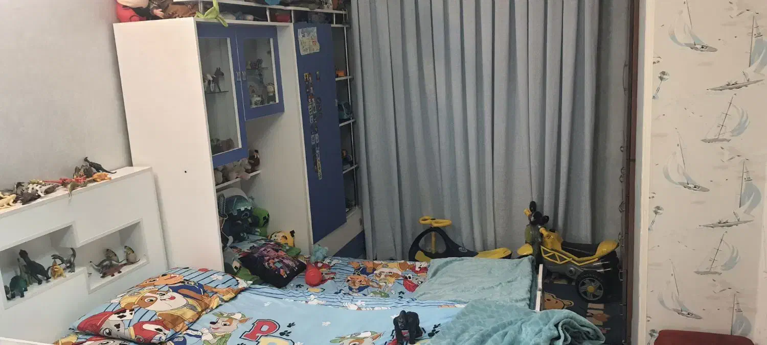 تخت نوجوان|تخت و سرویس خواب|شهریار, شهریار|دیوار