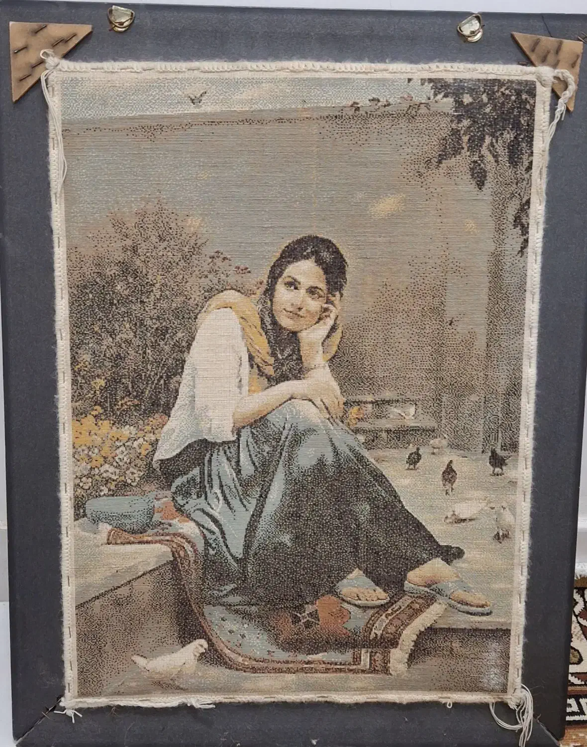 تابلو فرش دختر ایرانی|تابلو، نقاشی، عکس|ارومیه, |دیوار