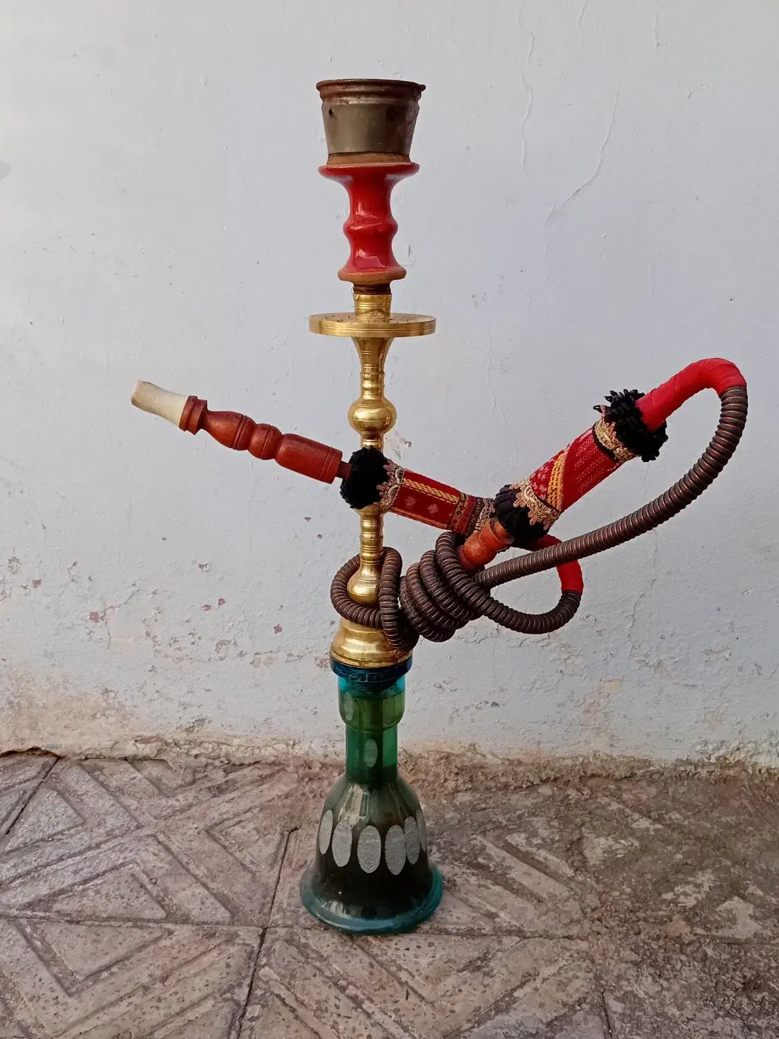 قلیون برنج|کلکسیون اشیاء عتیقه|وحیدیه, |دیوار