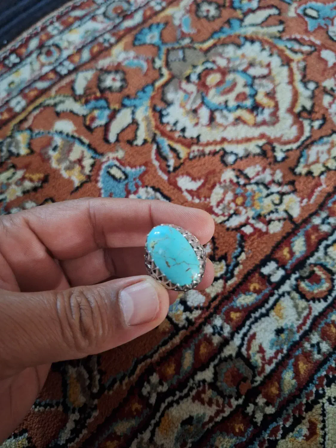 انگشتر فیروزه|جواهرات|باوی, |دیوار