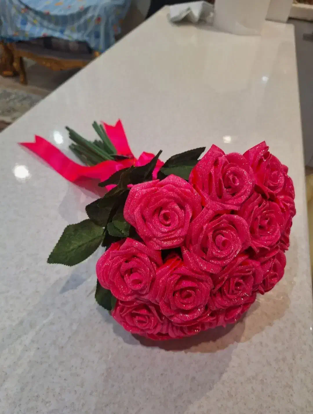 گل روبانی|گل مصنوعی|شادگان, |دیوار