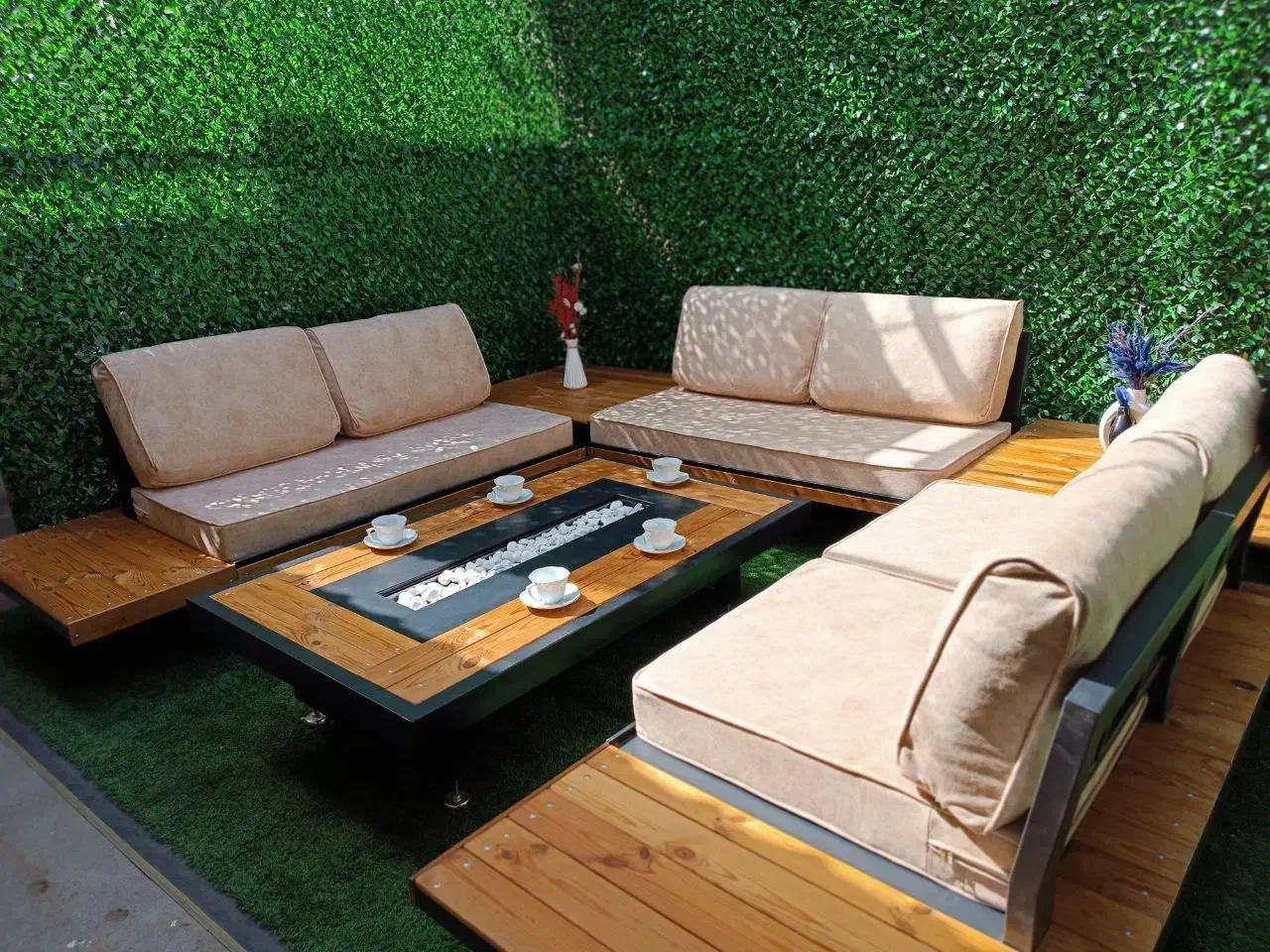 آتشدان مبل و میز  فضای باز باغ و ویلا|مبلمان خانگی و میز عسلی|شهریار, شهریار|دیوار