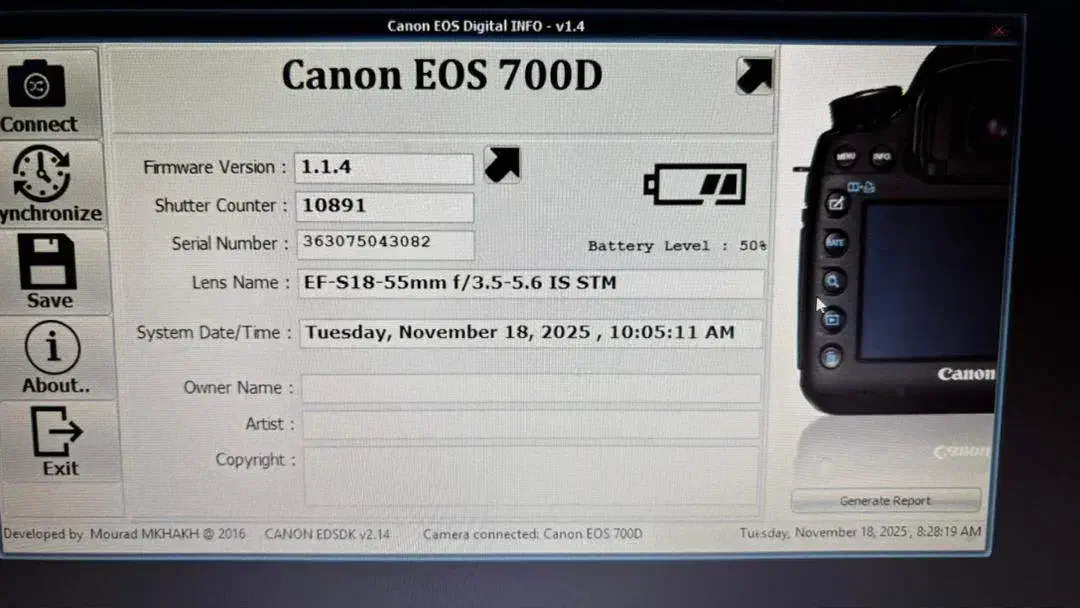 دوربین کانن 700D|دوربین عکاسی و فیلم‌برداری|تهران, نیلوفر|دیوار