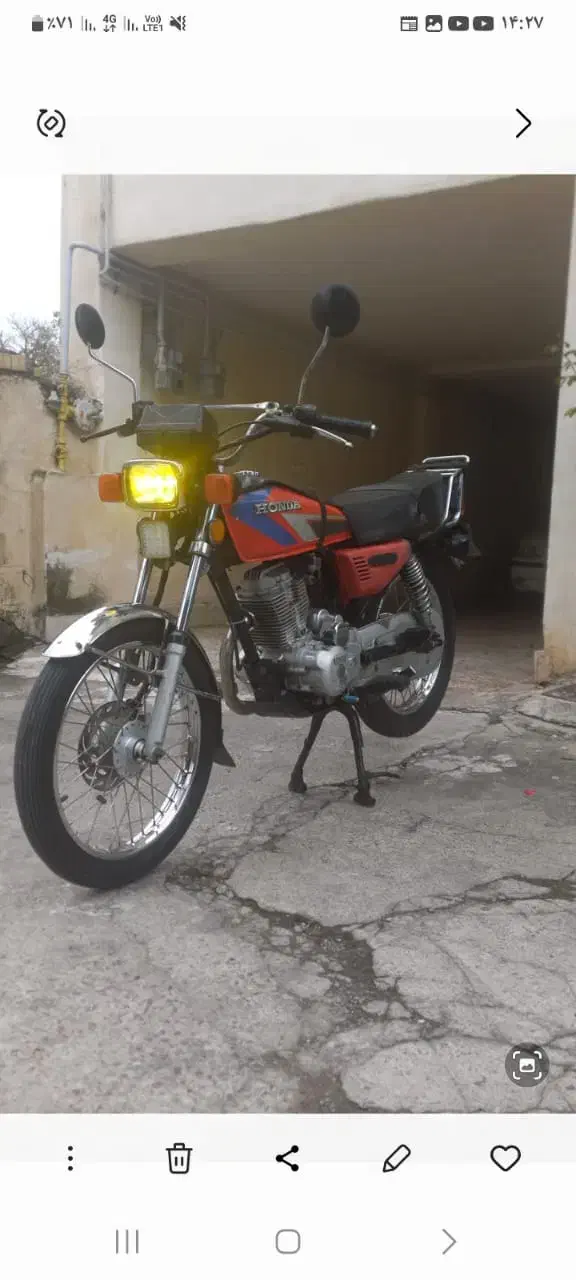 موتور کاملا سالم و به شرط|موتورسیکلت|خرم‌آباد (تنکابن), |دیوار