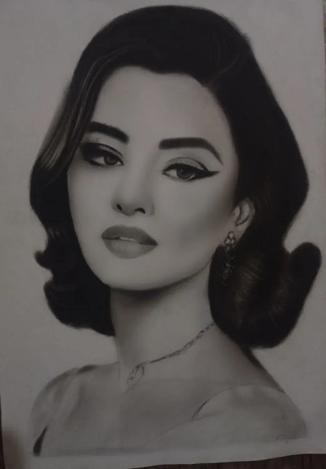 نقاشی سیاهقلم|تابلو، نقاشی، عکس|گرگان, |دیوار