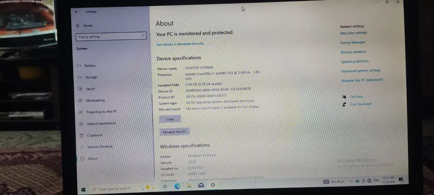 لب تاب لنوا lenova cpu i7|رایانه همراه|تهران, نازی‌آباد|دیوار