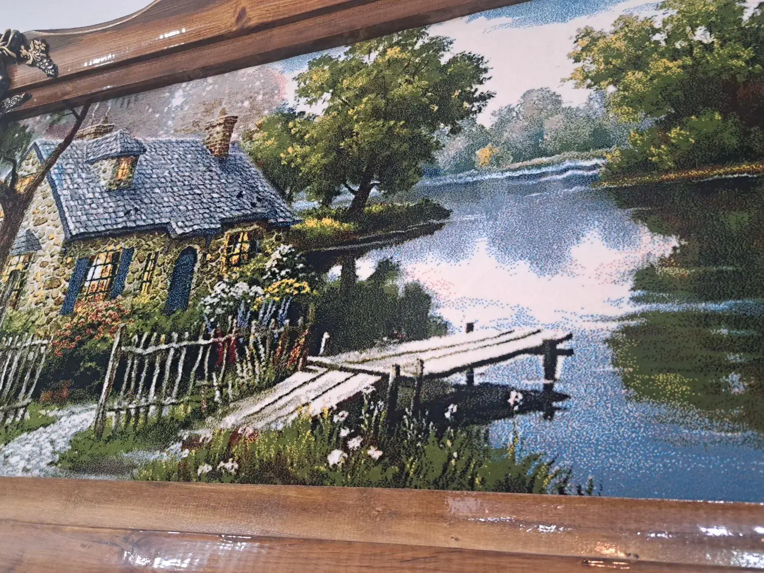 تابلو فرش  ماشینی  بسیار زیبا|تابلو فرش|تهران, سردارجنگل|دیوار