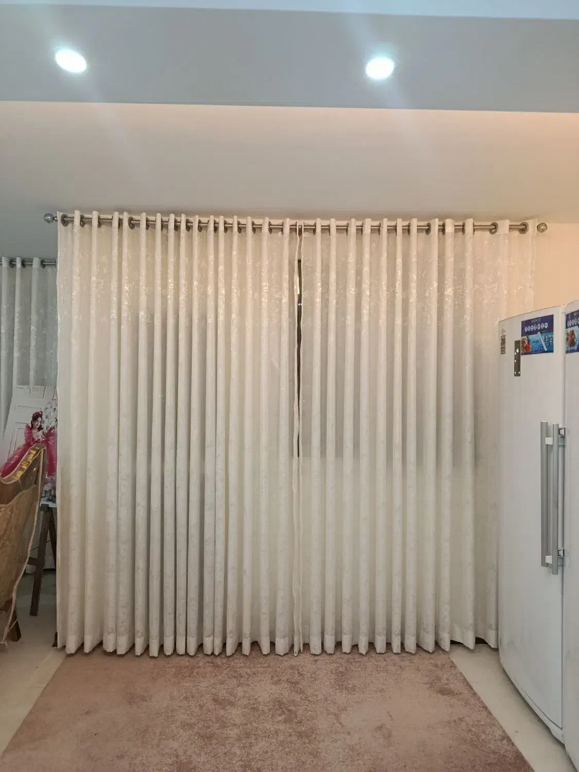 پرده حریر پتینه|پرده، رانر، رومیزی|شیراز, سرو|دیوار