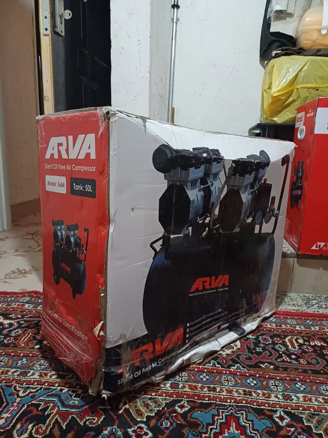 کمپرسور باد ۵۰ لیتری اروا|ابزارآلات|دوگنبدان, |دیوار