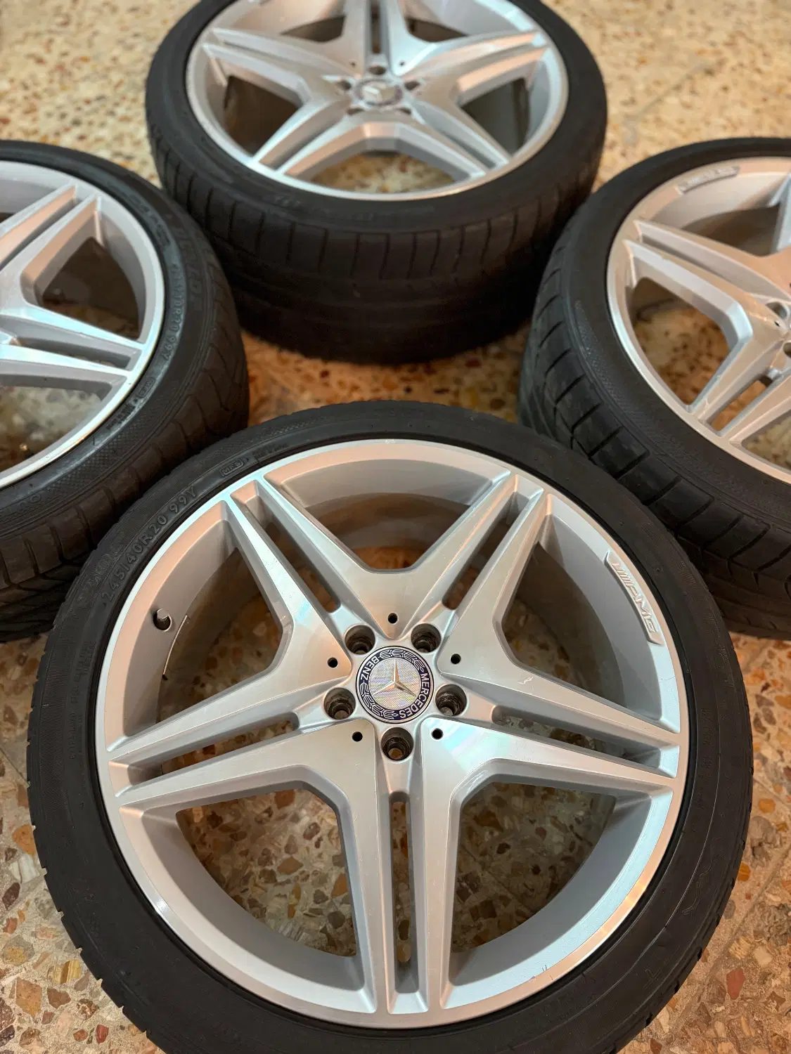 رینگ و لاستیک مرسدس S500 -S350 اورجینال|قطعات یدکی و لوازم جانبی|تهران, الهیه|دیوار
