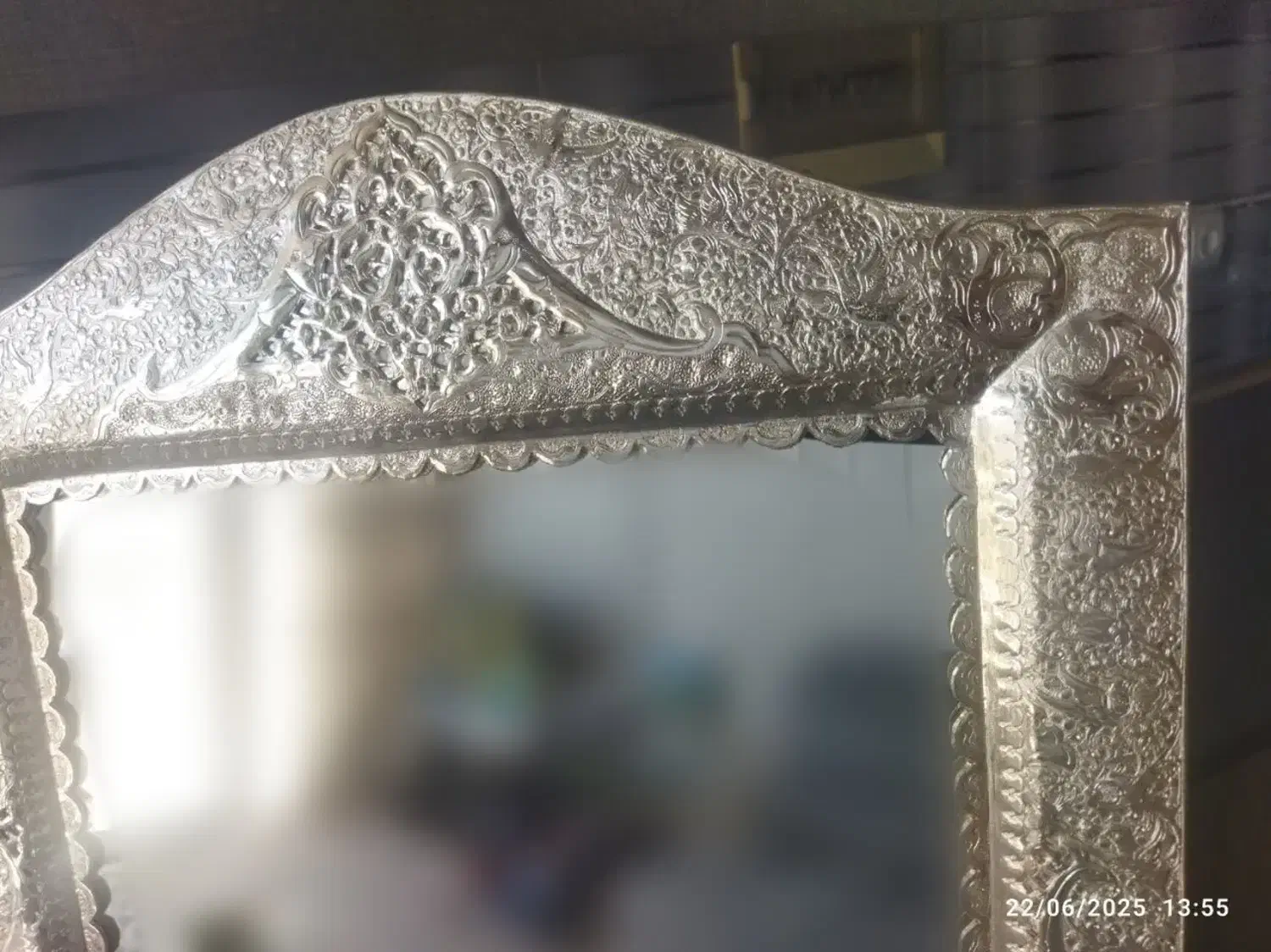 آینه وشمعدان قلم زنی|صنایع دستی و سایر لوازم تزئینی|خمینی‌شهر, |دیوار