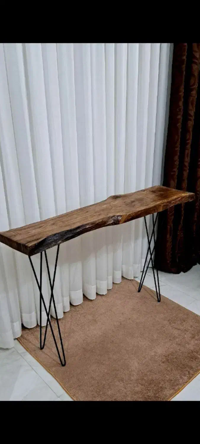 میز کنسول چوب گردو مخصوص هفت سین|مبلمان خانگی و میز عسلی|قائم‌شهر, |دیوار