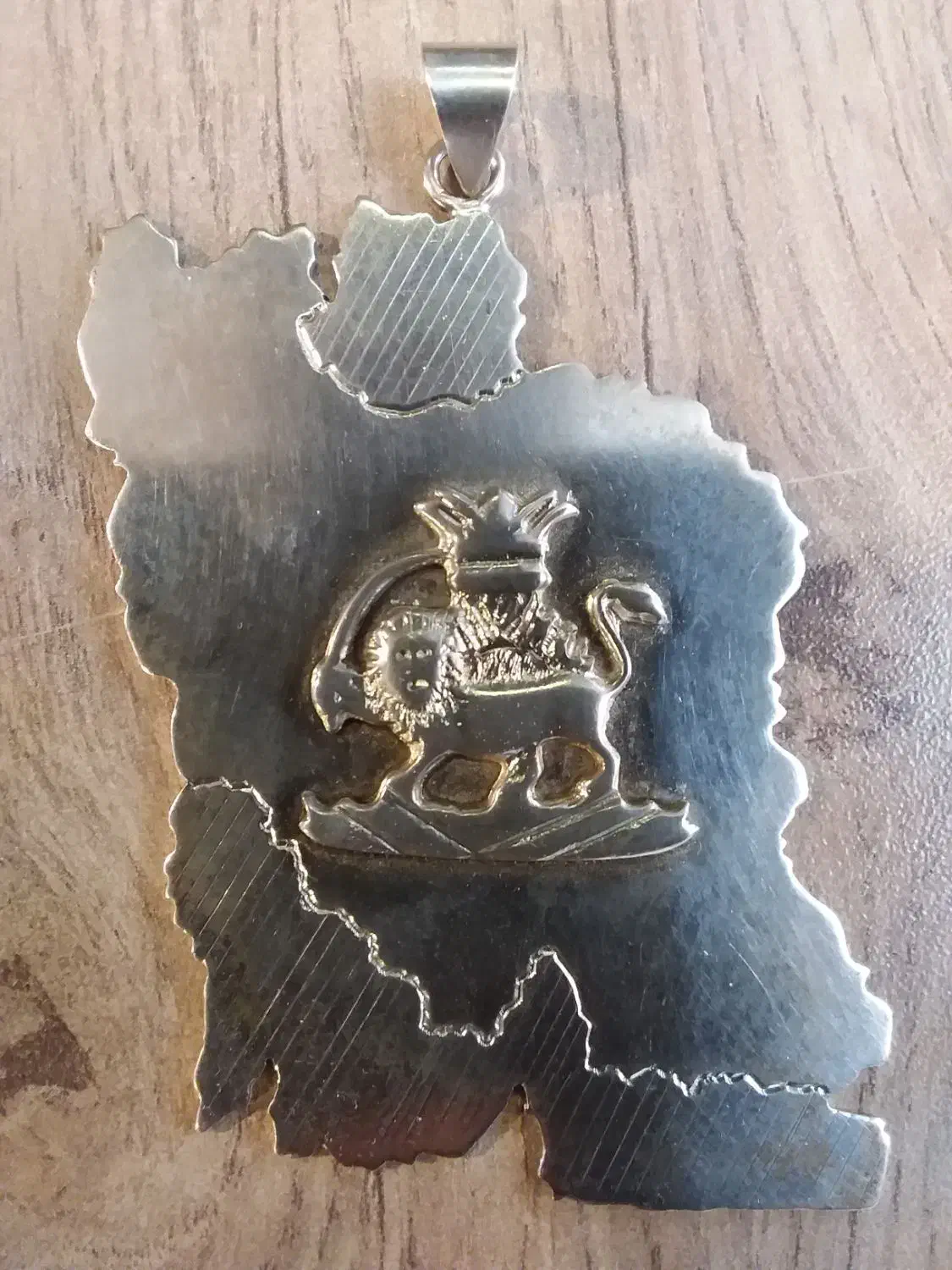 *پلاک و زنجیر نقشه ایران نقره *|جواهرات|شیراز, شهرک سراج|دیوار