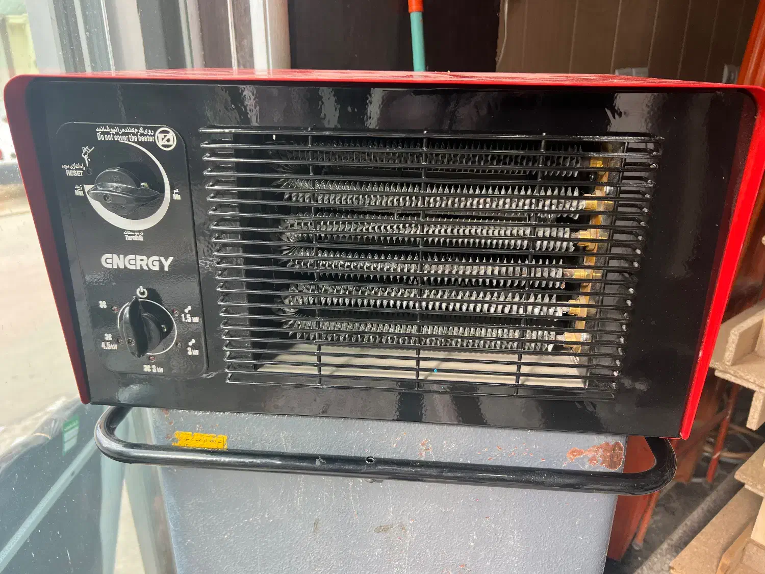 هیتر برقی فن دار مارک انرژی اصلا استفاده نشده|بخاری، هیتر، شومینه|بجنورد, |دیوار