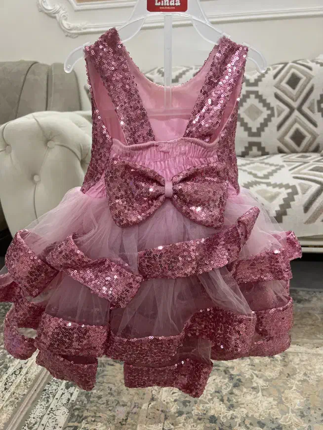 لباس مجلسی بچگانه سایز ۱ مناسب تا سن ۲سال|کفش و لباس بچه|ری, بی‌بی شهر بانو|دیوار