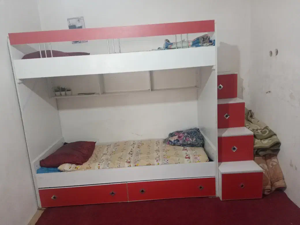 تخت نوجوان دوطبقه|تخت و سرویس خواب|تربت جام, مطهری|دیوار